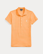 Ralph Lauren Women Slim Fit Stretch Polo Shirt  -  Key West Orange