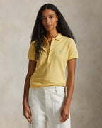 Ralph Lauren Women Slim Fit Stretch Polo Shirt  - Corn Yellow
