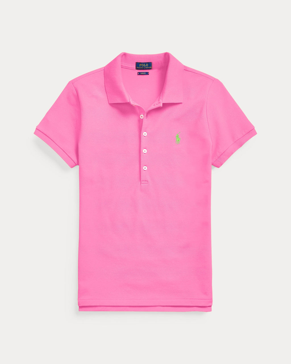 Ralph Lauren Women Slim Fit Stretch Polo Shirt  -  Dalia Pink