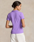 Ralph Lauren Women Slim Fit Stretch Polo Shirt  -  Cactus Purple