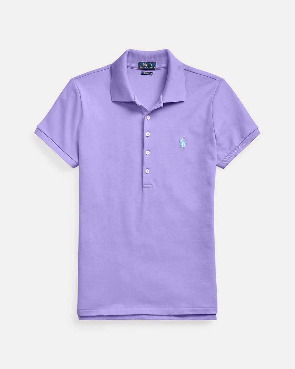 Ralph Lauren Women Slim Fit Stretch Polo Shirt  -  Cactus Purple
