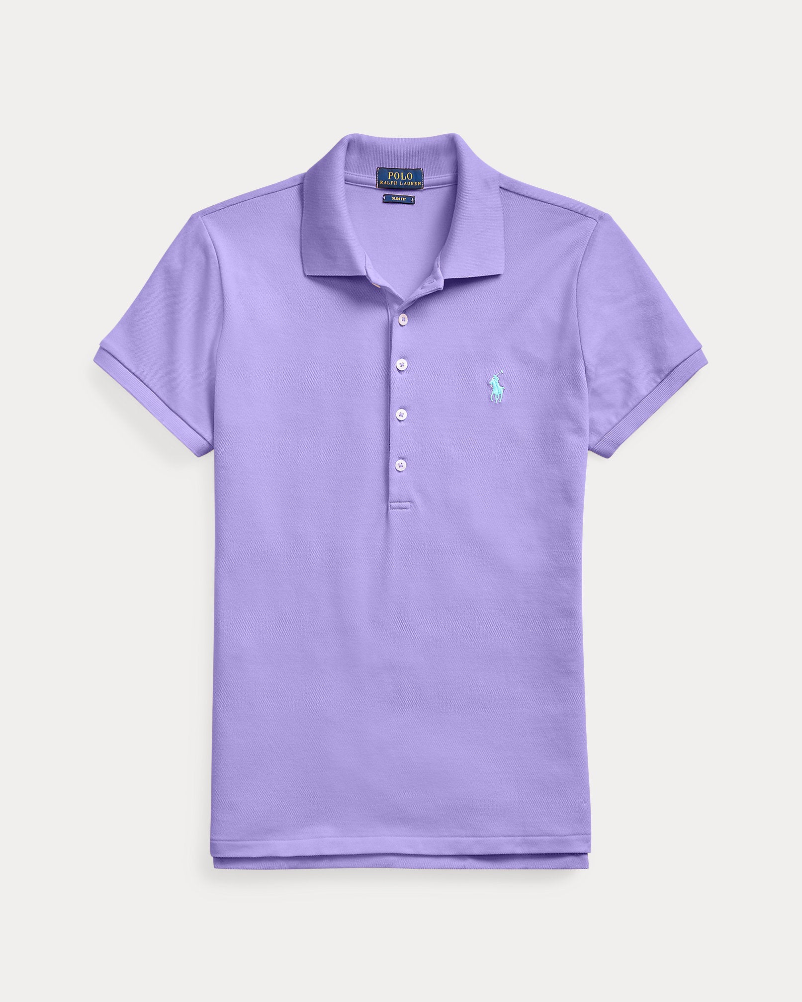 Ralph Lauren Women Slim Fit Stretch Polo Shirt  -  Cactus Purple