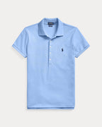 Ralph Lauren Women Slim Fit Stretch Polo Shirt  -  Harbor Island Blue