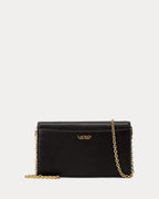 Ralph Lauren Leather Medium Adair Crossbody  -  Black
