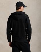 Ralph Lauren Men's Fleece Full-Zip Hoodie  -  Polo Black
