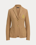 Ralph Lauren Women Bullion Jacquard Blazer  - Classic Camel