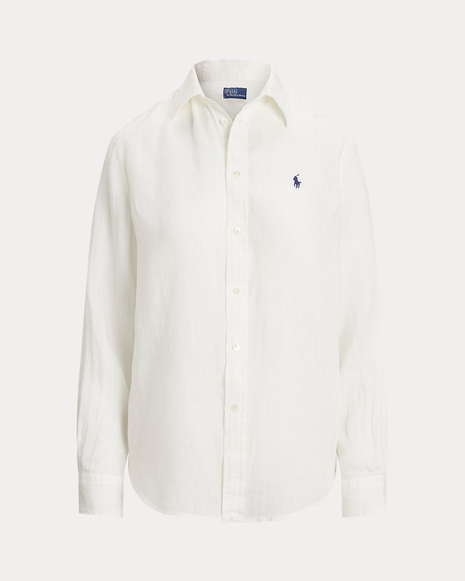 Ralph Lauren Women Classic Fit Linen Shirt Polo Ralph Lauren  -  Classic Oxford White
