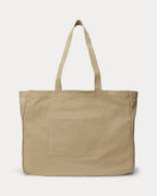 Ralph Lauren Embroidered Canvas Tote  -  Tan