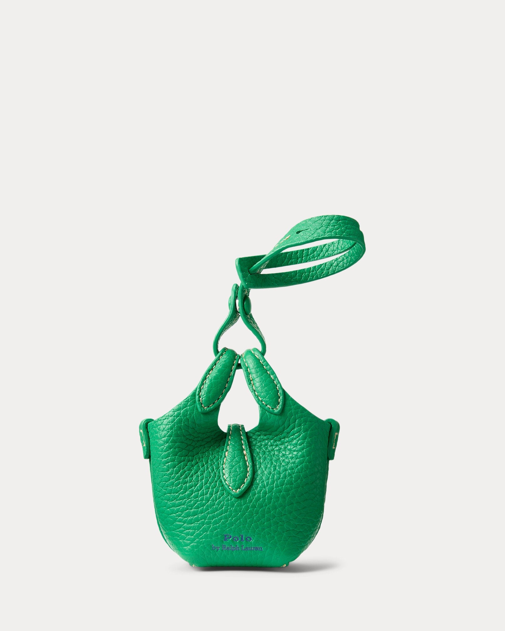 Ralph Lauren Polo Play Leather Bag Charm  -  Parrot
