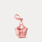 Ralph Lauren Polo Play Leather Bag Charm  -  Coral