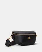 Ralph Lauren Leather Marcy Belt Bag  -  Black