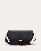 Ralph Lauren Leather Marcy Belt Bag  -  Black