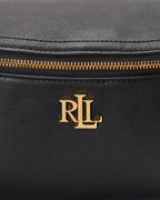 Ralph Lauren Leather Marcy Belt Bag  -  Black