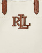 Ralph Lauren Canvas Small Cameryn Tote Bag  -  Natural/Lauren Tan