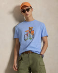 Ralph Lauren Men Classic Fit Polo Bear Jersey T-Shirt  -  Austin Blue Summer Bear