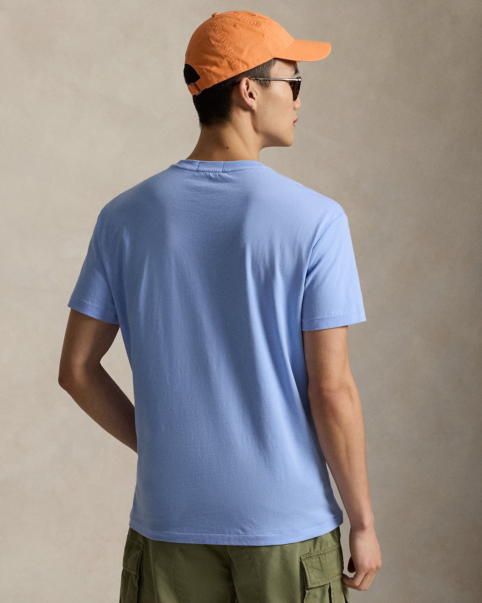 Ralph Lauren Men Classic Fit Polo Bear Jersey T-Shirt  -  Austin Blue Summer Bear
