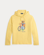 Ralph Lauren Men Polo Bear Hooded T-Shirt  -  Corn Yellow Summer Bear