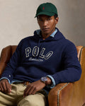 Ralph Lauren Men's The RL Fleece Western-Logo Hoodie  -  Cruise Navy