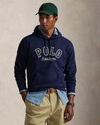 Ralph Lauren Men's The RL Fleece Western-Logo Hoodie  -  Cruise Navy