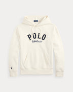 Ralph Lauren Men's The RL Fleece Western-Logo Hoodie  -  Deckwash White