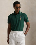 Ralph Lauren Men Tailored Fit Polo Bear Polo Shirt  -  Moss Agate