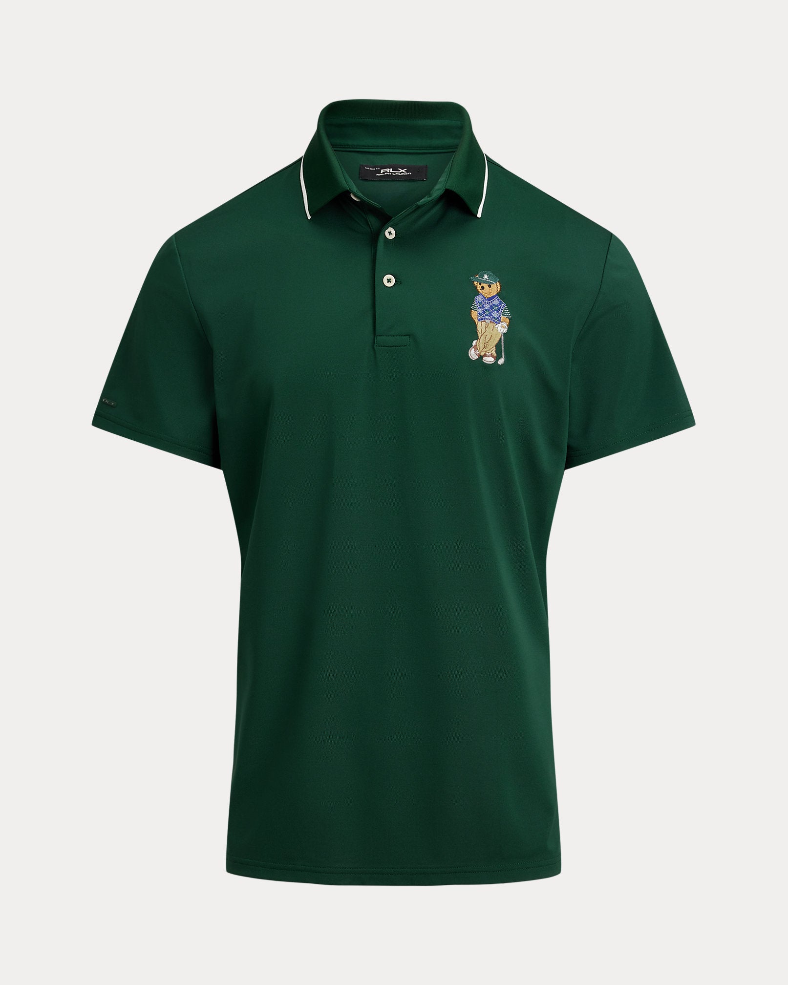 Ralph Lauren Men Tailored Fit Polo Bear Polo Shirt  -  Moss Agate