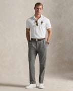 Ralph Lauren Men Tailored Fit Polo Bear Polo Shirt  -  Ceramic White