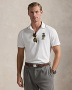 Ralph Lauren Men Tailored Fit Polo Bear Polo Shirt  -  Ceramic White