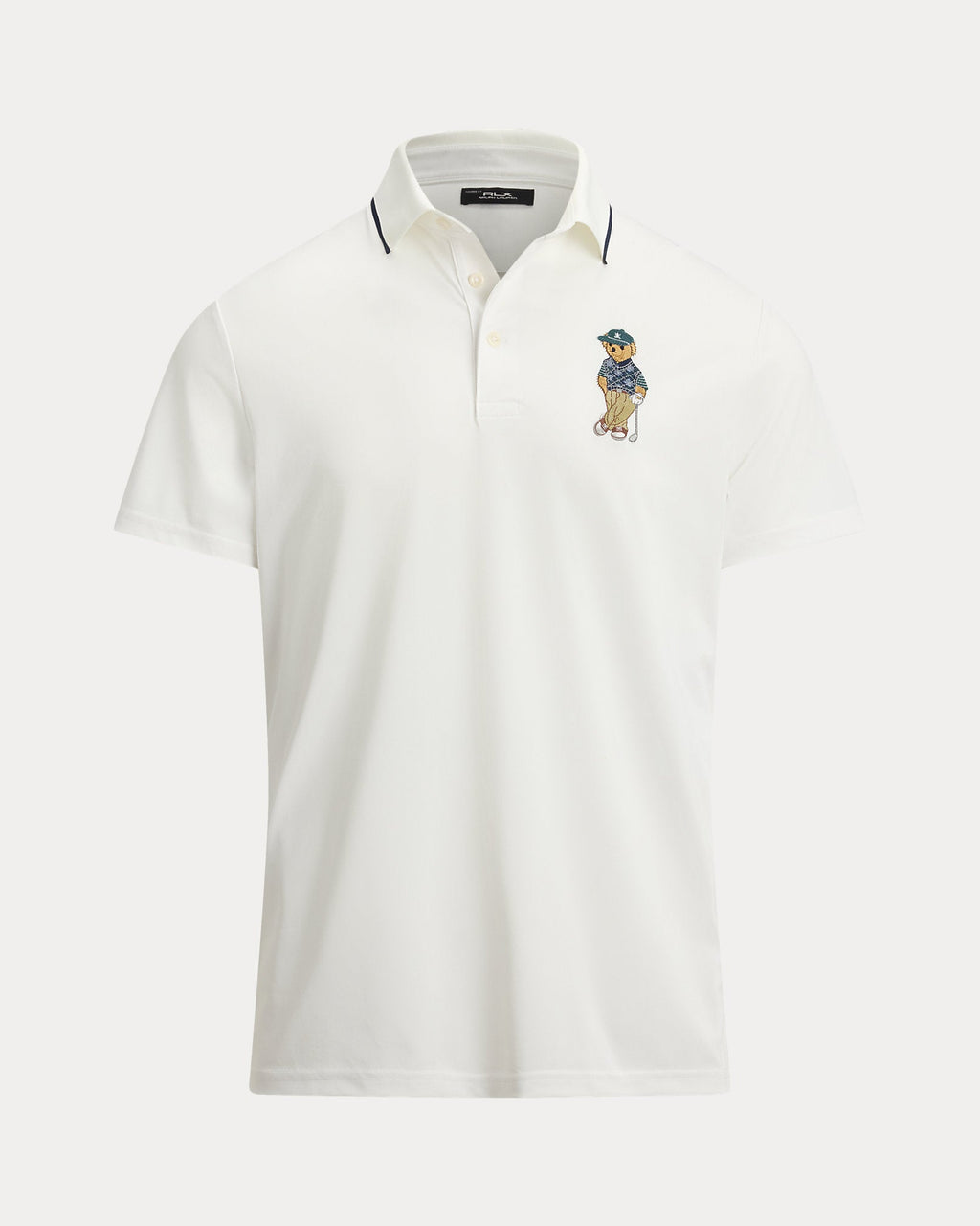 Ralph Lauren Men Tailored Fit Polo Bear Polo Shirt  -  Ceramic White