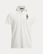 Ralph Lauren Men Tailored Fit Polo Bear Polo Shirt  -  Ceramic White