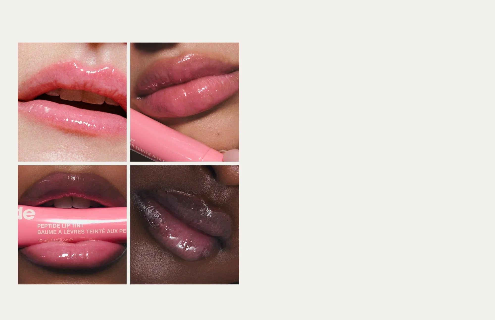Rhode Peptide Lip Tint  -  sweet pea -  pearly warm pink