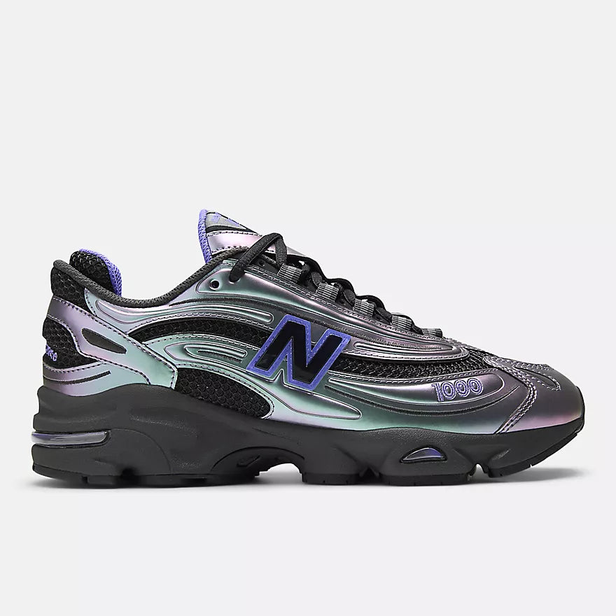 New Balance 1000  -  FADED BLACK with ELECTRIC INDIGO - U10004WR