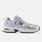 New Balance 530  -  SILVER METALLIC with DAYBREAK and MAGIC BLUE  -  U53052N
