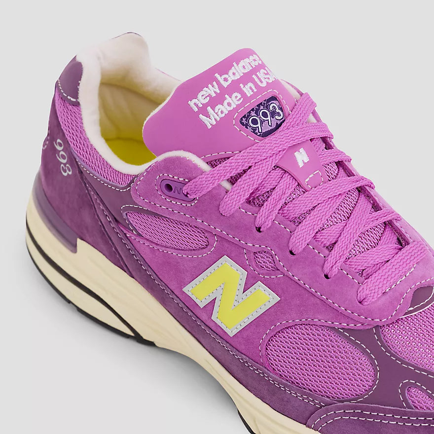 New Balance Made in USA 993  -  PASSION FRUIT with DUSTED GRAPE and AFTERGLOW - U9934JA