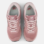 New Balance Women's 574  -  ALPHA PINK with NB WHITE  -  W57424E