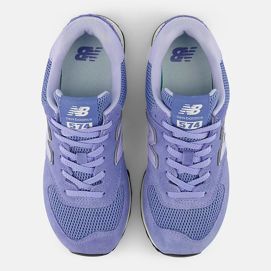 New Balance Women's 574  -  BLUE INDIGO with NB WHITE  -  W57458W