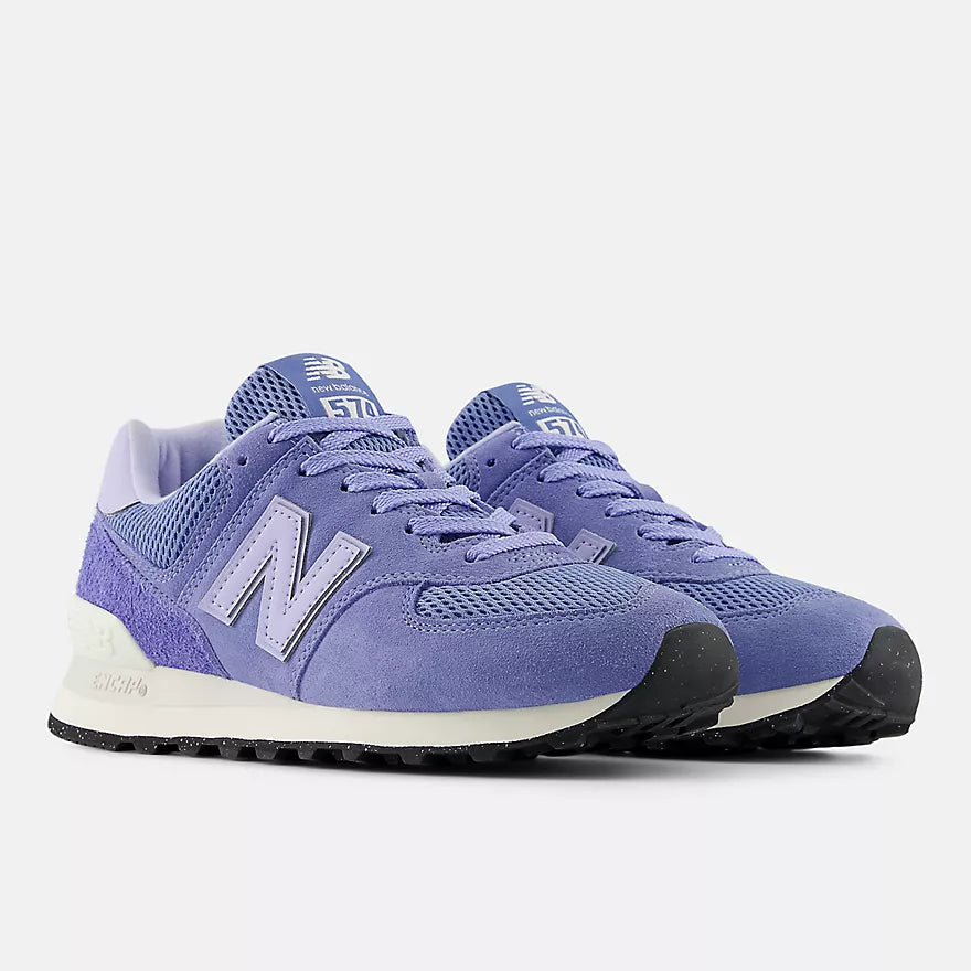 New Balance Women's 574  -  BLUE INDIGO with NB WHITE  -  W57458W