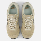 New Balance Women's 574  - BEIGE with NB WHITE  -  W5746J3