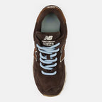 New Balance Women's 574  -  BLACK COFFEE with ANGORA  -  W57474P