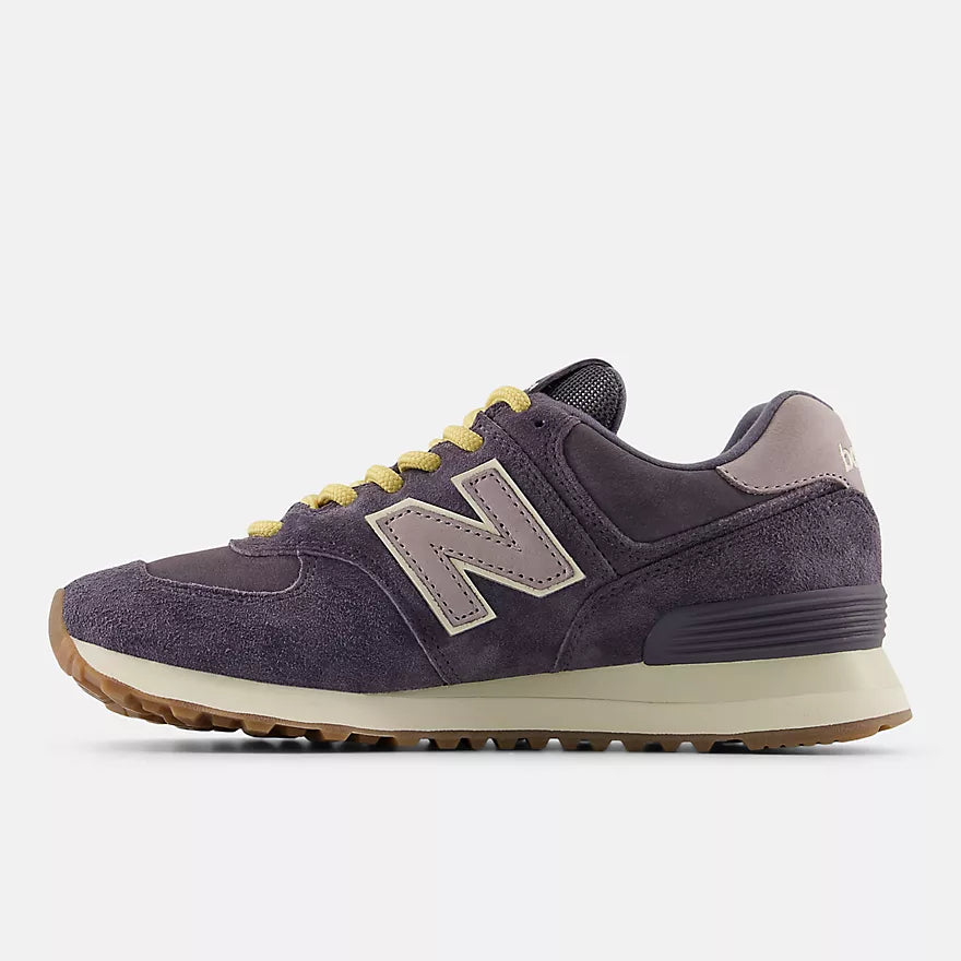 New Balance Women's 574  -  NEPTUNE GREY with TRUFFLE SALT  -  W5749OU