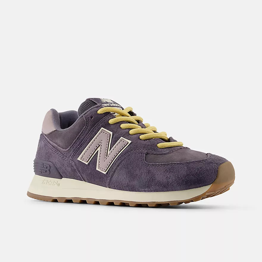 New Balance Women's 574  -  NEPTUNE GREY with TRUFFLE SALT  -  W5749OU